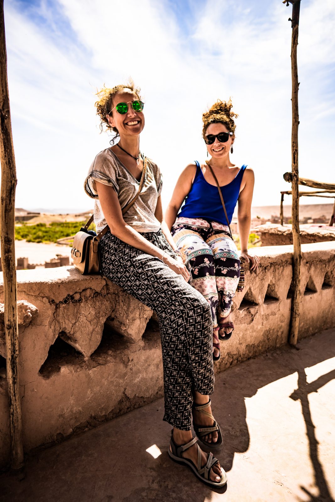 Leire and Judith in marocco